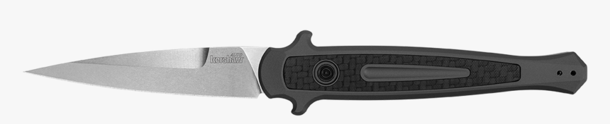 Kershaw Knives Launch 8 Stiletto Auto Gray And Carbon - Knife, HD Png Download