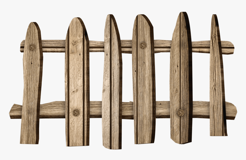 Old Wooden Fence - Wood Fence Png, Transparent Png