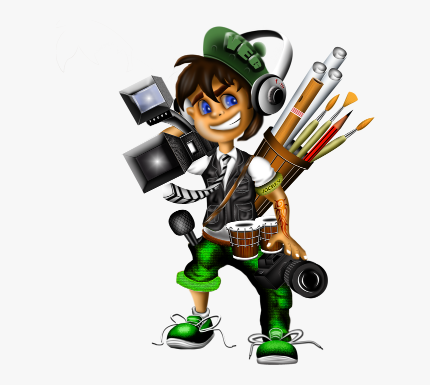 Cartoon Graphic Designer Png, Transparent Png