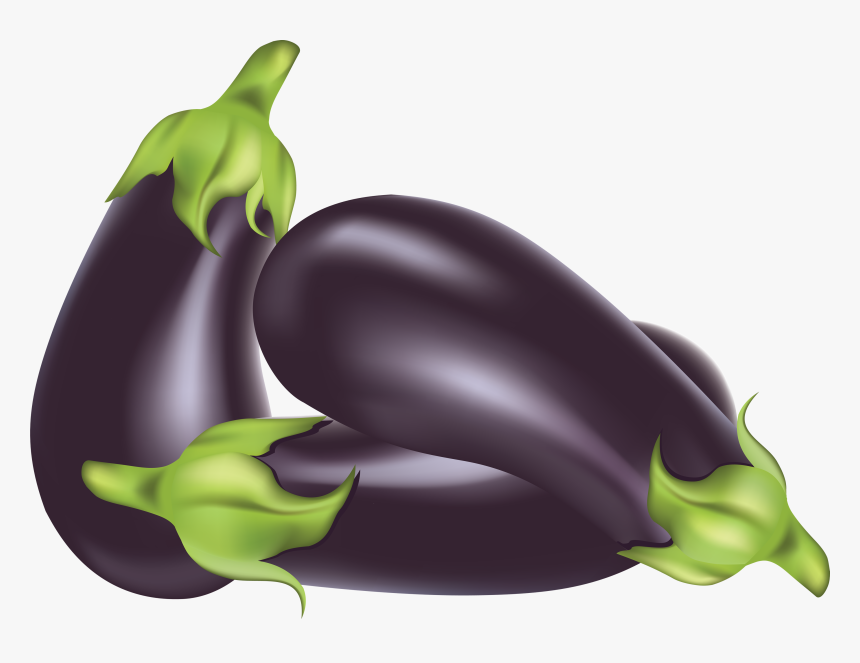 Transparent Scroll Png Clipart - Eggplant Clipart Png, Png Download