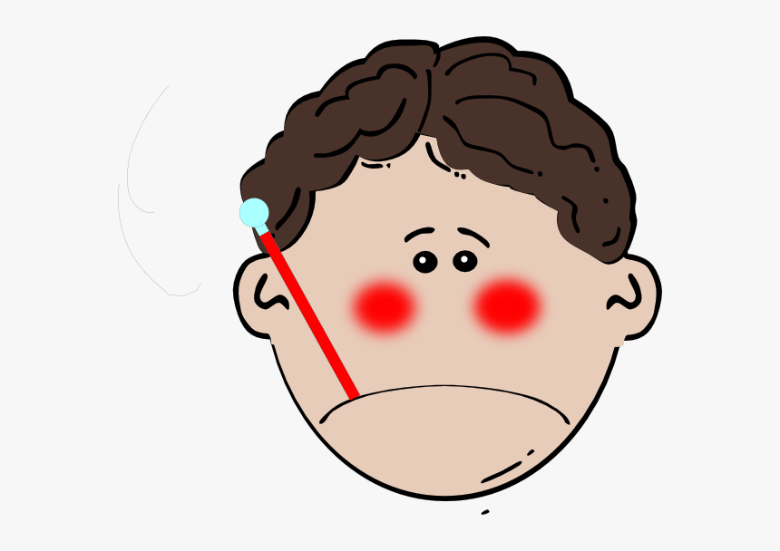 Fever Clipart - Someone That Is Sick, HD Png Download