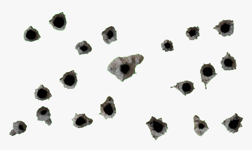 Bullet Holes Transparent Background, HD Png Download