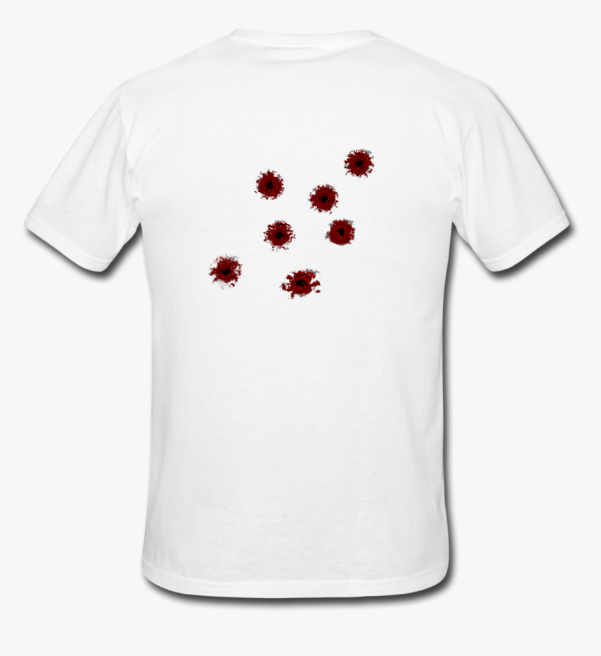 Hole Clipart Gun Shot Wound - Bullet Hole Shirt Png, Transparent Png