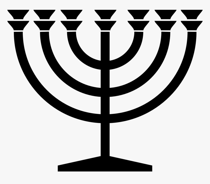 Happy Hanukkah Black And White, HD Png Download