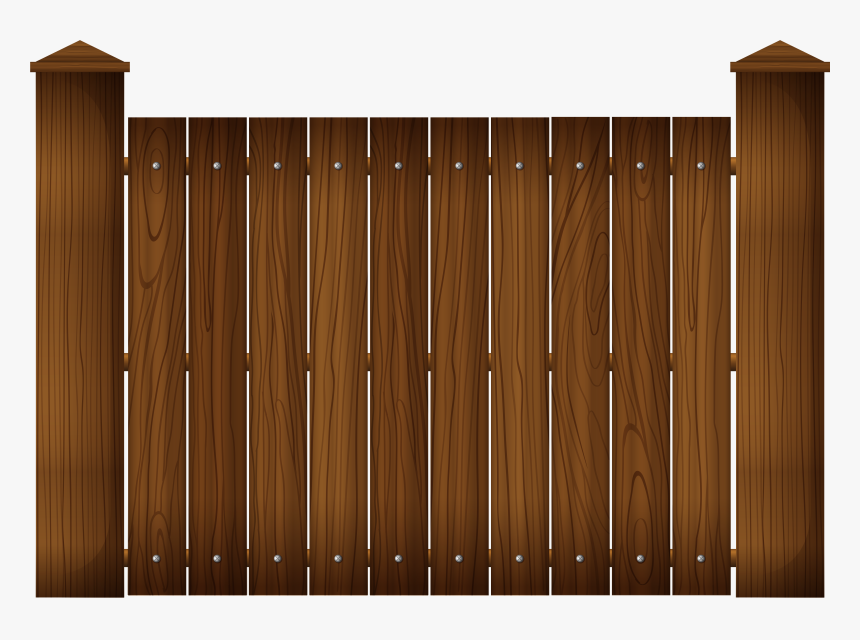 Transparent Woods Clipart - Wooden Fence Clipart Png, Png Download