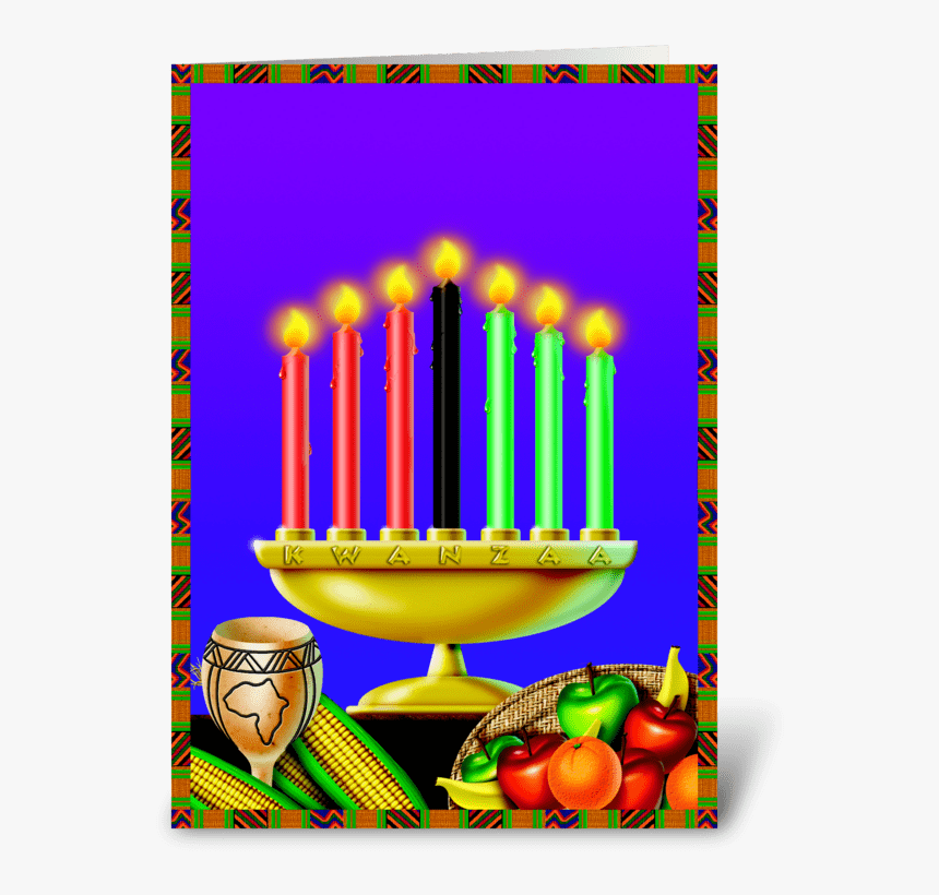 Kwanzaa Greeting Card - Hanukkah, HD Png Download