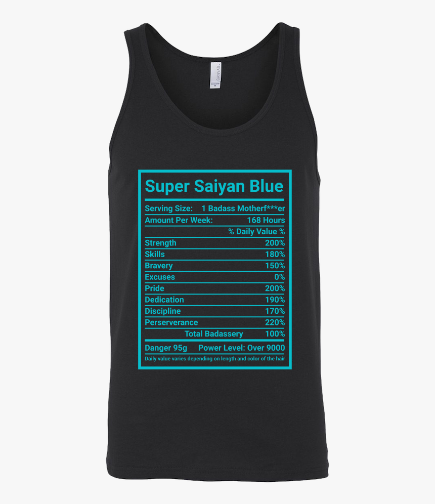 Super Saiyan Blue God Tank Top Shirt - Active Tank, HD Png Download