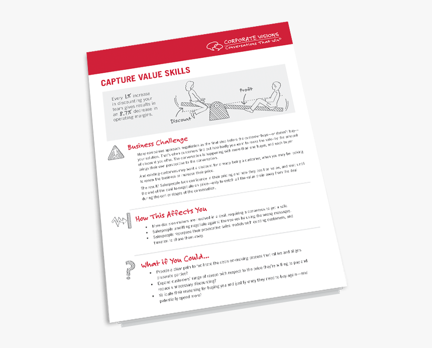 How To Capture Value™ Using Deal Negotiation Techniques - Brochure, HD Png Download
