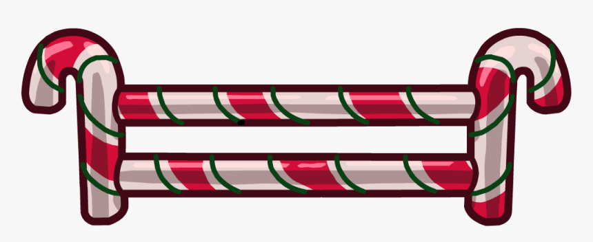 Club Penguin Wiki - Candy Cane Fence Clipart, HD Png Download
