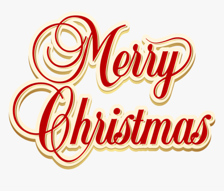 Merry Christmas Png Images Merry Christmas Png Text - Merry Christmas Png Text, Transparent Png