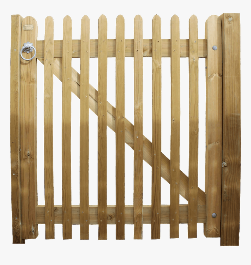 Traditional Wooden Garden Gate - Garden Wood Gate Png, Transparent Png