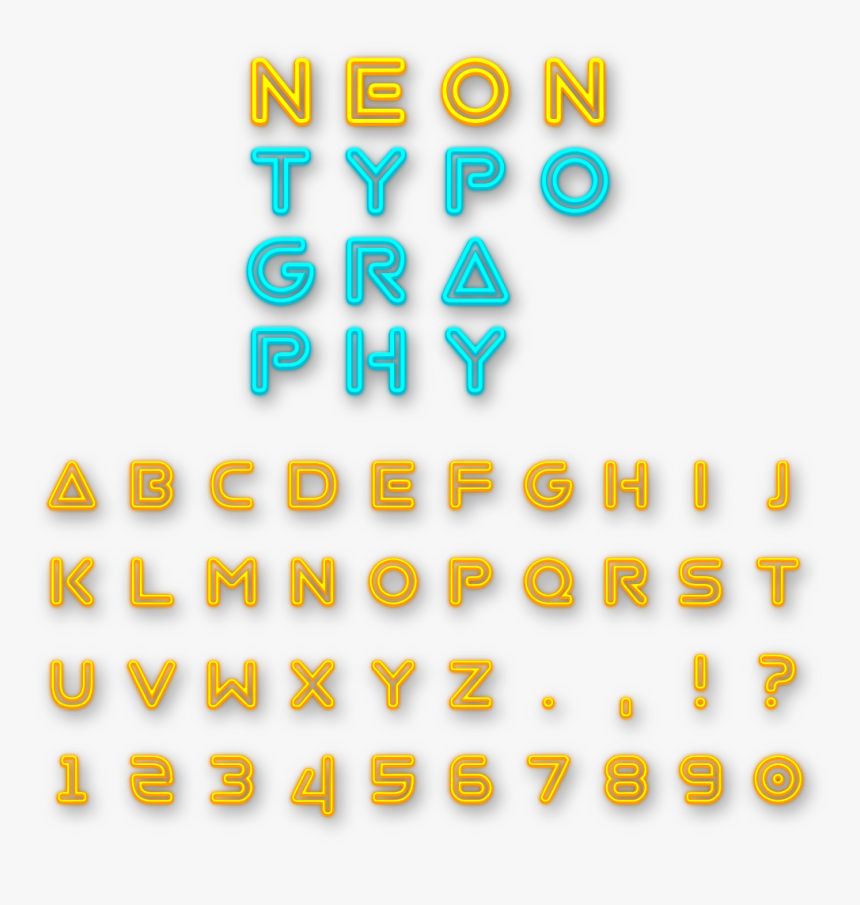 Neon Christmas Png Neon Png Text Peoplepng Com, Transparent Png