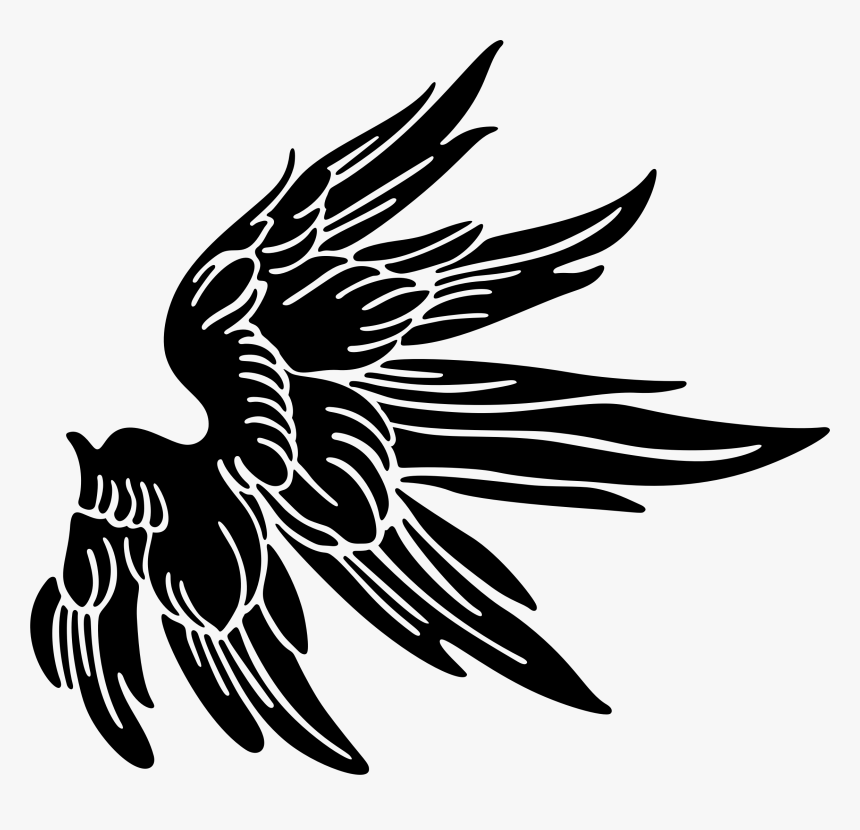 Angel Wings Silhouette Icons Png - Angel Wing Silhouette Png, Transparent Png