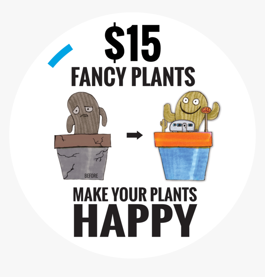 Fancy Plants - Cartoon, HD Png Download