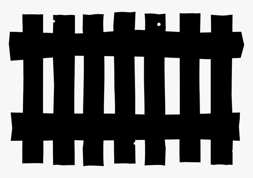 Fence Silhouette Clipart, HD Png Download