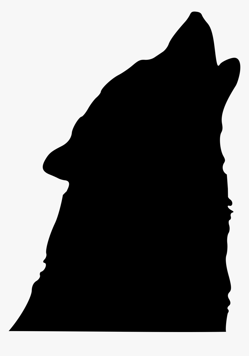 Owl Clipart Cute Illustration Wolf Head Clipart Image - Royalty Free Wolf Silhouette, HD Png Download
