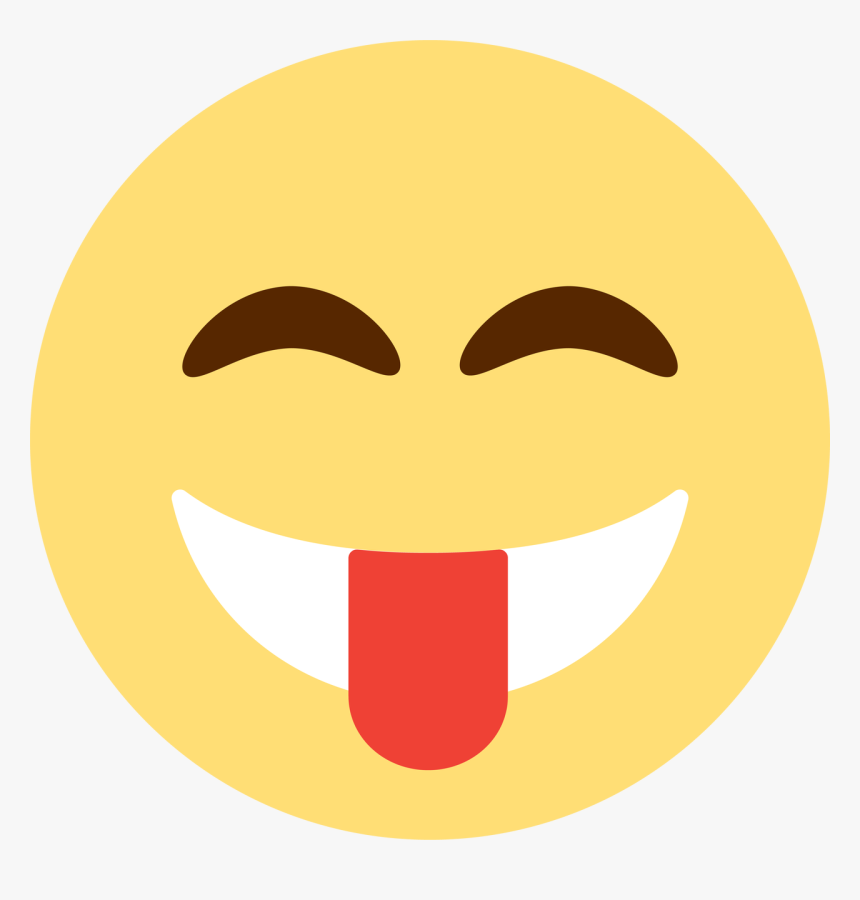 Tongue Emoji Svg Cut File - Angry Emoji Vector Png, Transparent Png