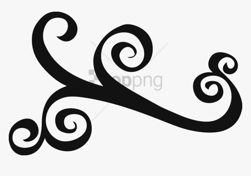 Free Png Swirl Line Design Png Png Image With Transparent - Swirl Clipart, Png Download