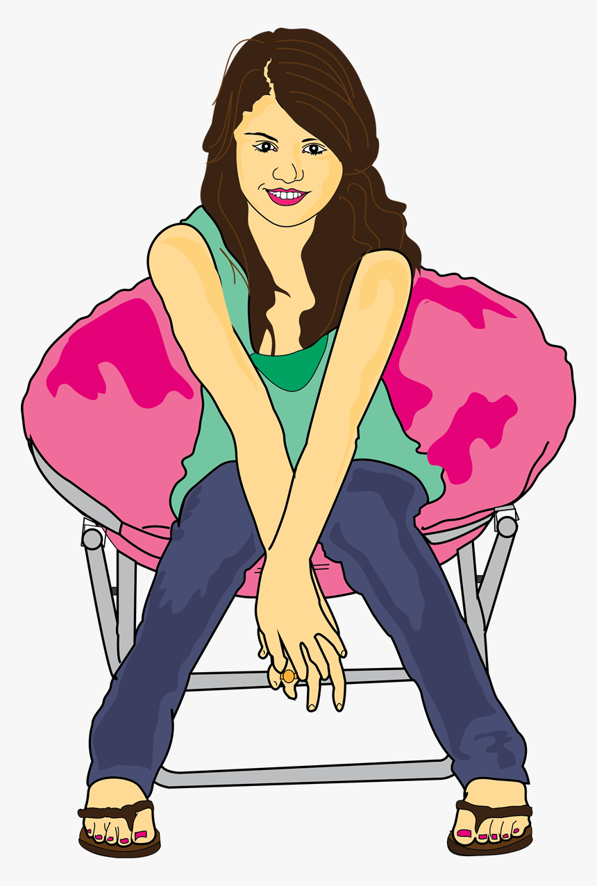 Selena Gomez Clipart-clipartl - Selena Gomez Singing Clipart, HD Png Download