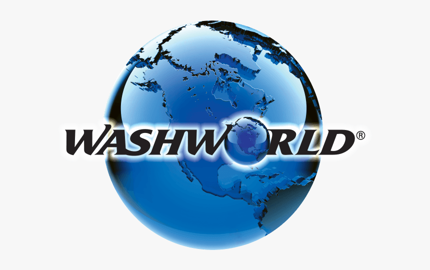 Washworld Globe Logo - Washworld, HD Png Download