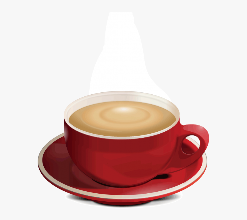 Coffee Clipart Png - Red Mug Coffee Png, Transparent Png