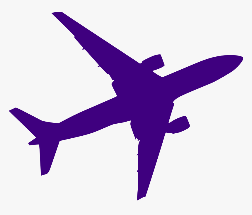Black And White Airplane, HD Png Download