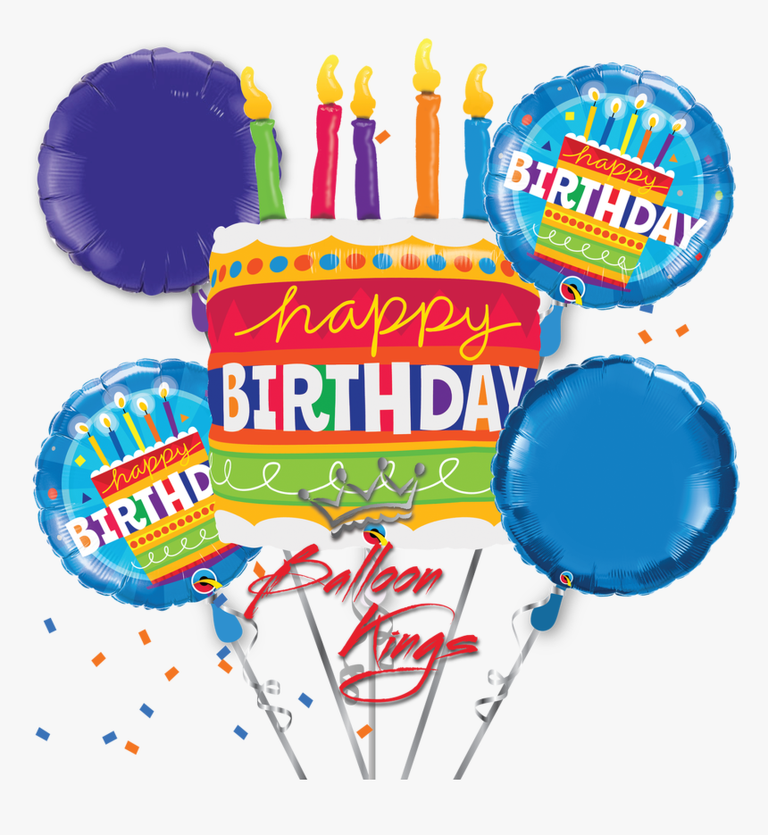 Birthday Cake & Candles Bouquet, HD Png Download