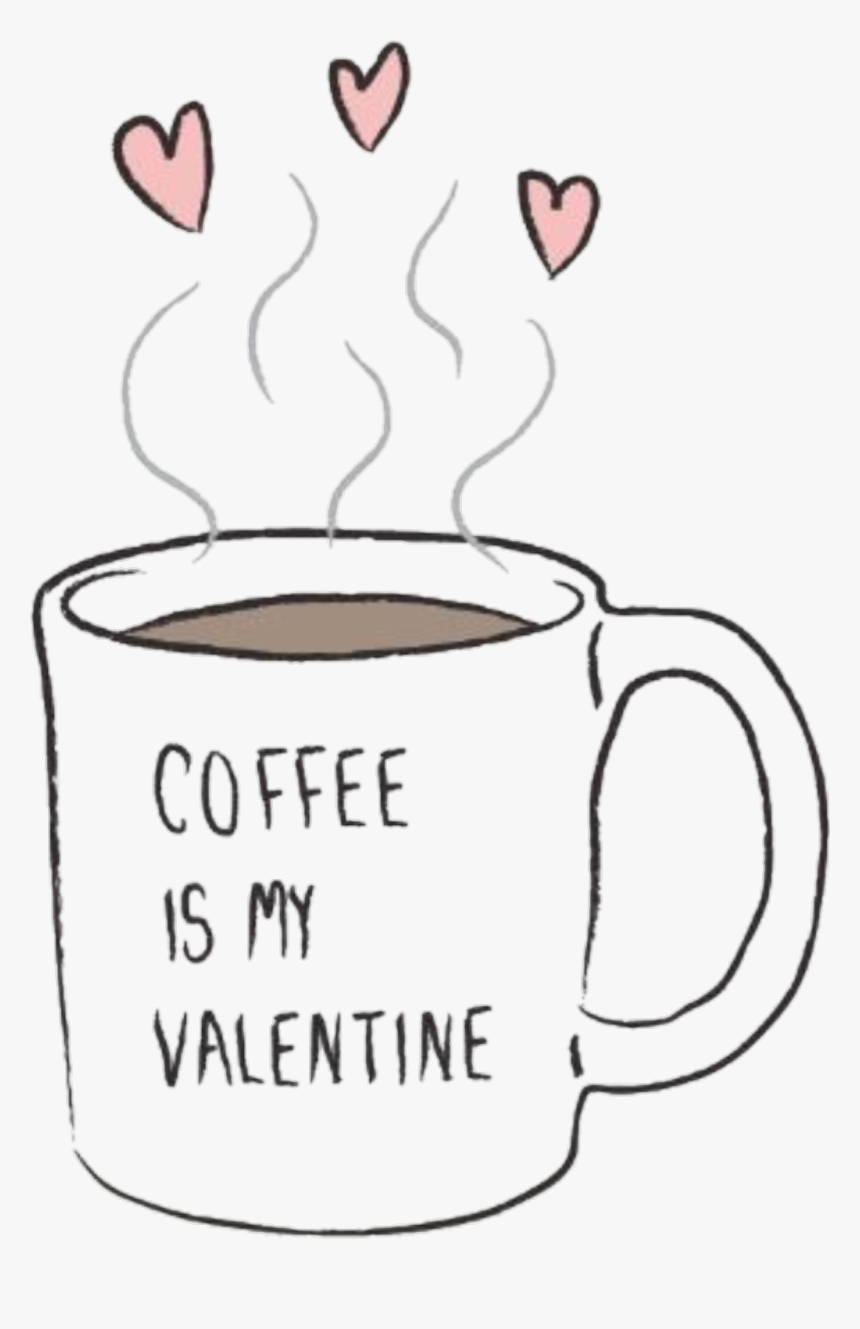 Coffee Png Tumblr - Taza De Cafe Dibujo, Transparent Png