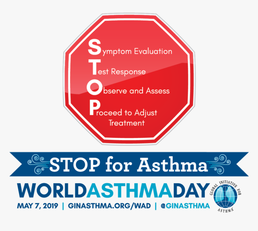 Stop For Asthma - Asthma Awareness, HD Png Download