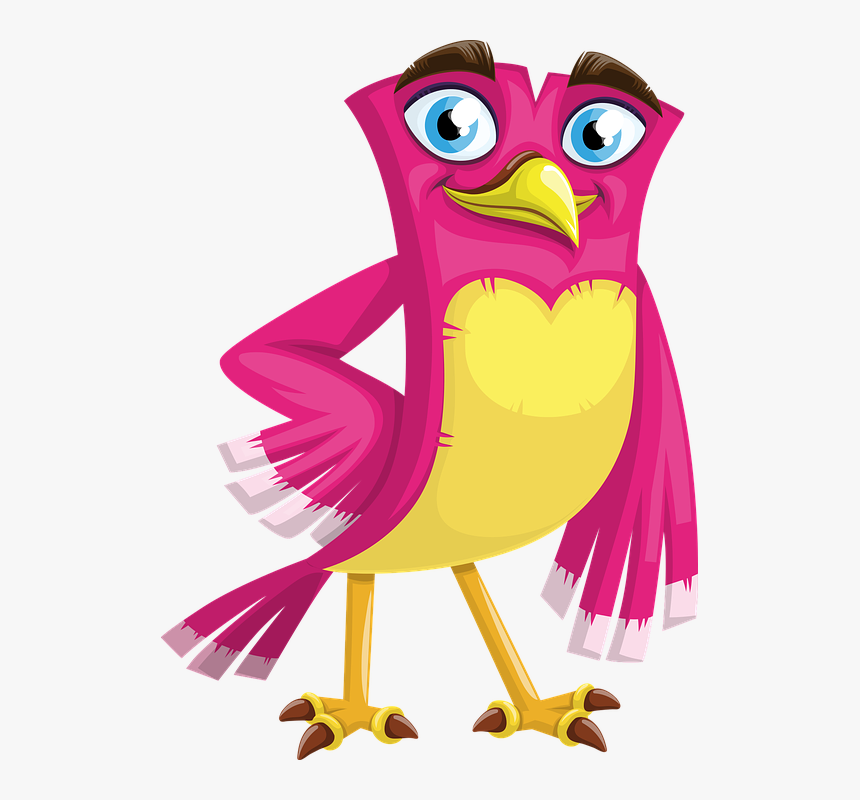 Bird, Female, Girl, Cute, Attractive, Sexy, Animal - Bird Girl Cartoon, HD Png Download