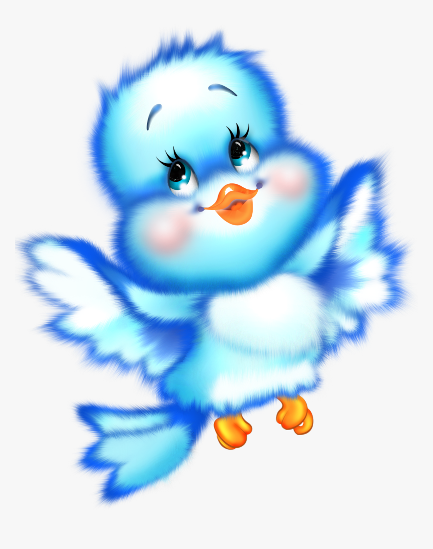 Spring Clipart Blue Bird - Tiernos Mensajes De Buenas Noches, HD Png Download