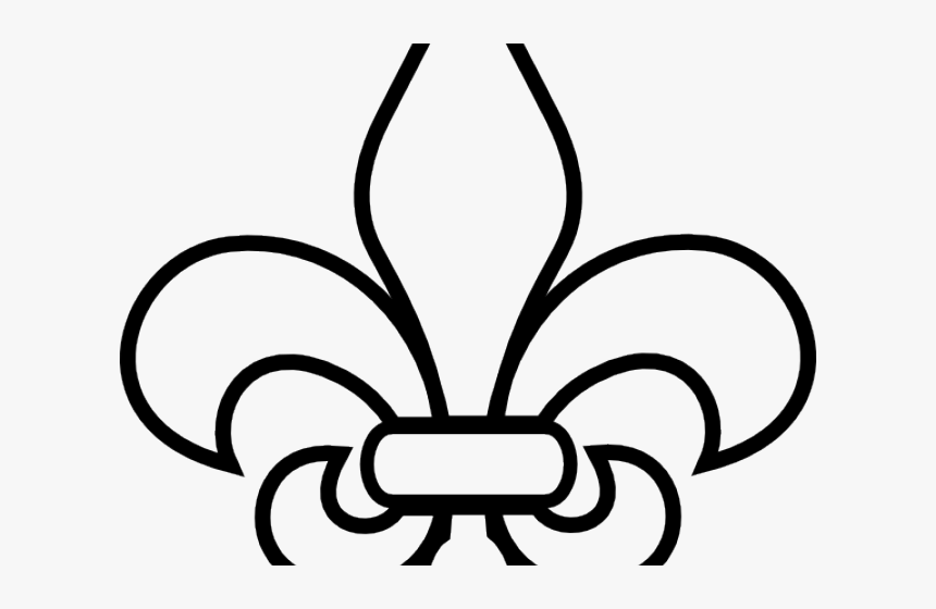 Fleur De Lis Outline, HD Png Download