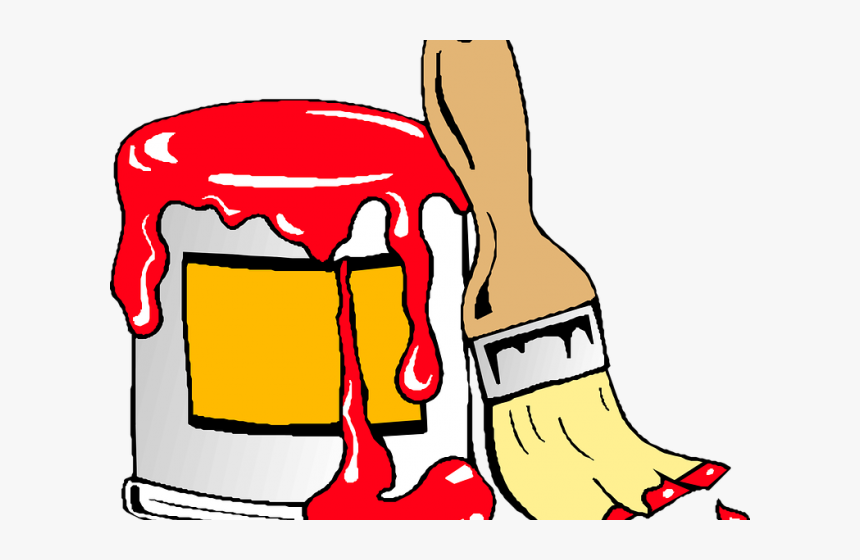 Paint Brush Clipart Splash - Paint Clipart, HD Png Download