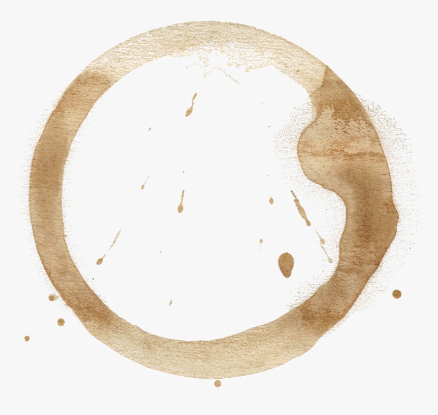 Clip Art Coffee Cup Stain - Coffee Stain Texture Png, Transparent Png