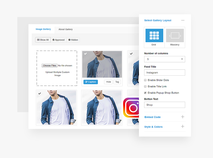Store Button In Instagram, HD Png Download