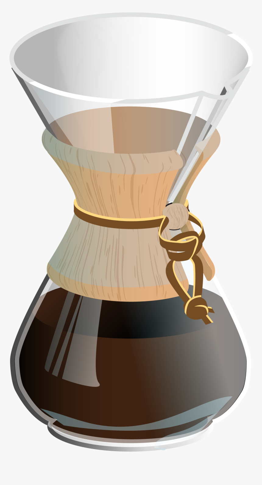 Chemex 8 Cup Brewer - Glass Coffee Brewing Equipment, HD Png Download