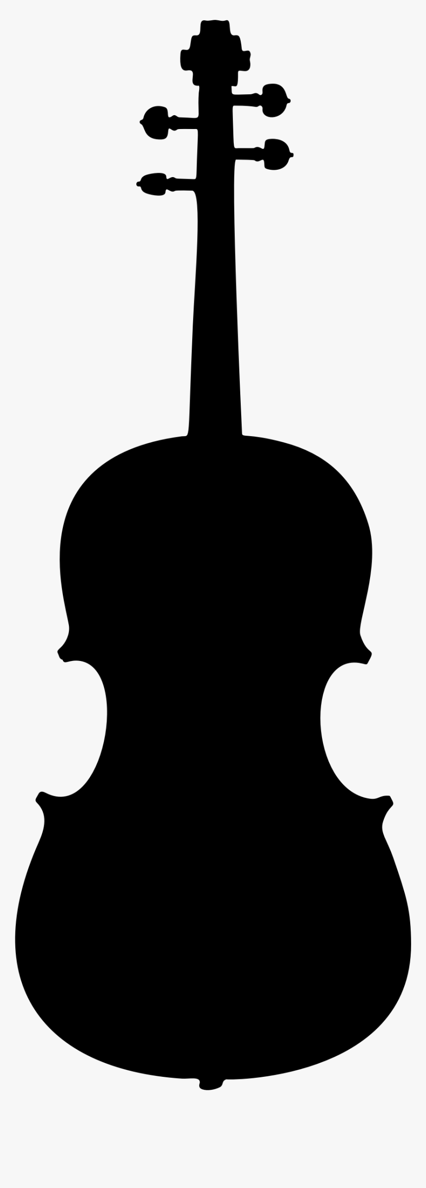 Violin Silhouette Png - Violin Clipart Silhouette, Transparent Png