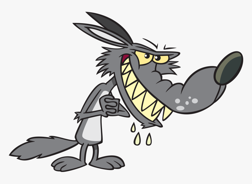 Cartoon Wolf - Cartoon Wolf Red Riding Hood, HD Png Download