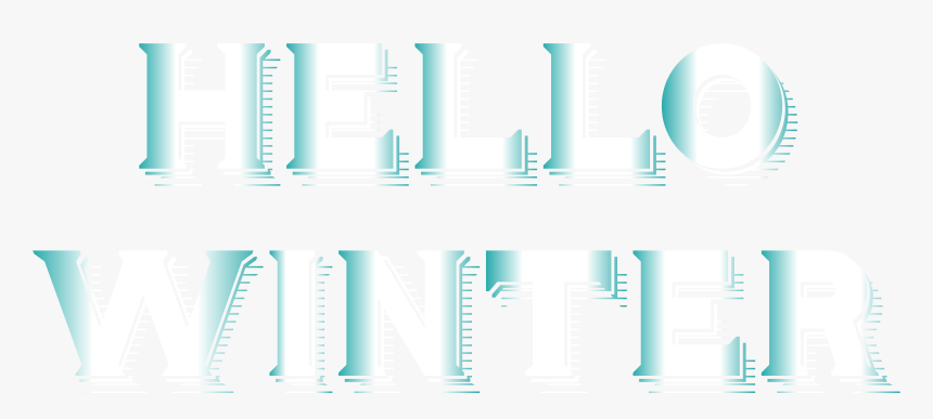 Hello Winter Png Clip Art - Graphic Design, Transparent Png