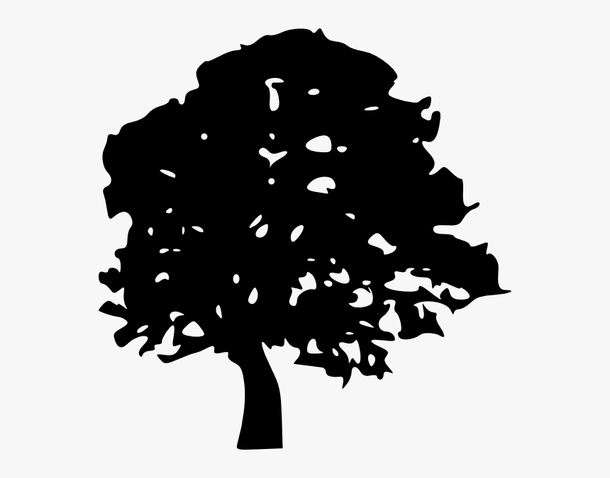 Apple Clipart Silhouette - Apple Tree Silhouette Png, Transparent Png