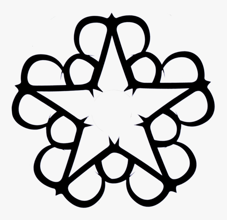 Black Veil Brides Star Logo - Logo Black Veil Brides Band, HD Png Download