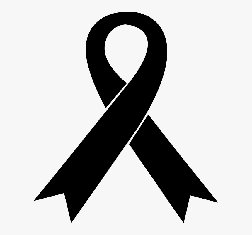 Black Ribbon Png Clipart - Black Ribbon, Transparent Png