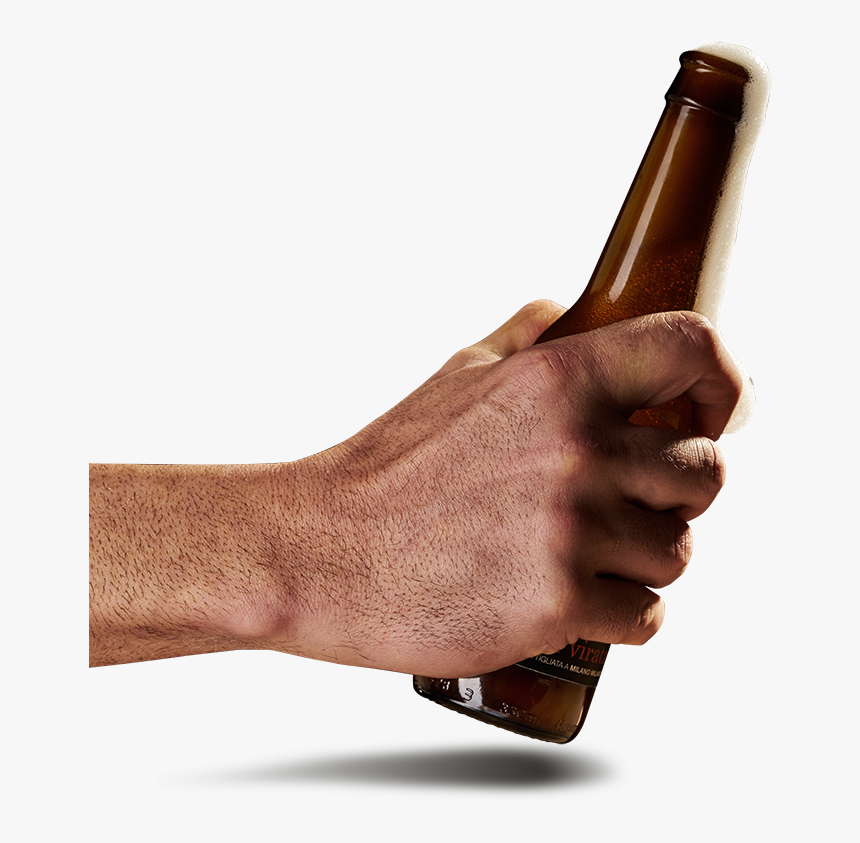 The Beer Cavern Is Our Sacred Shrine To Artisanal Beer - Hand Holding Beer Bottle, HD Png Download