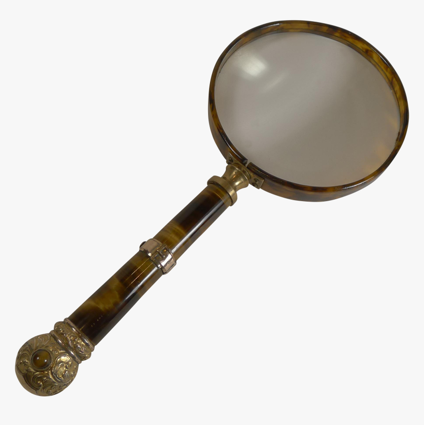 Grandest Antique English Magnifying Glass - Rear-view Mirror, HD Png Download