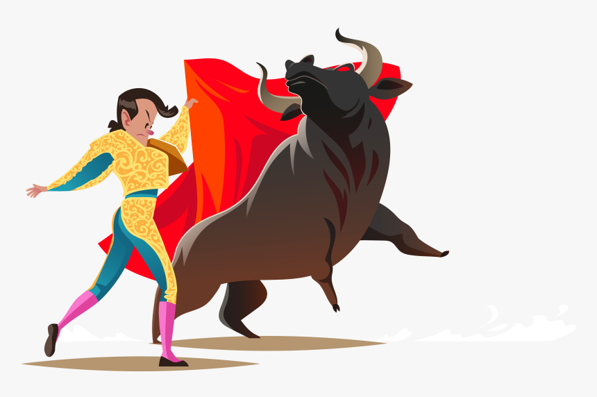 Vector Bull Matador - Tauromaquia Png, Transparent Png