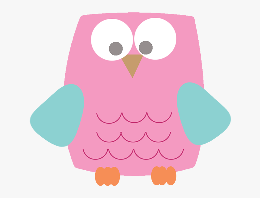 Owl Clip Art - Shapes Pink Clipart, HD Png Download