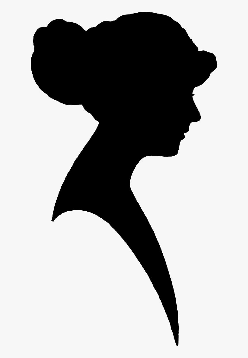 Vintage Woman Silhouette Png, Transparent Png