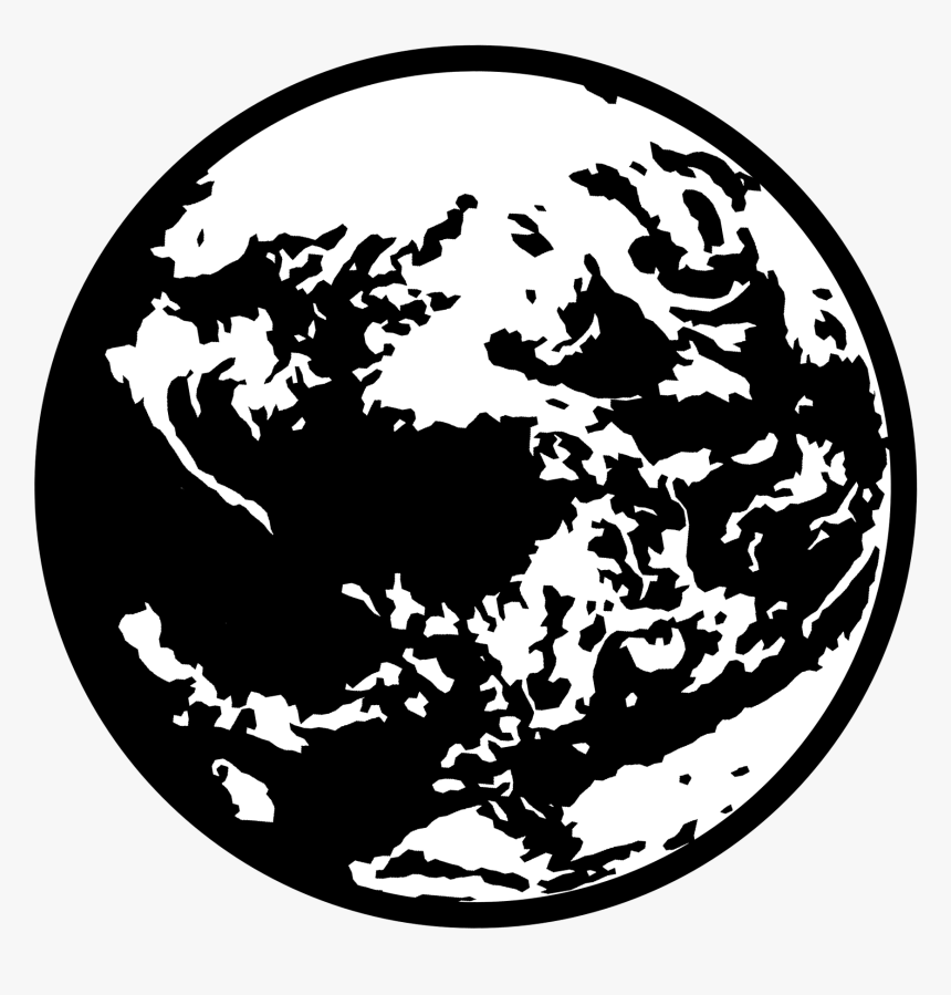 Black And White Mother Earth - Earthbound Logo Smash, HD Png Download