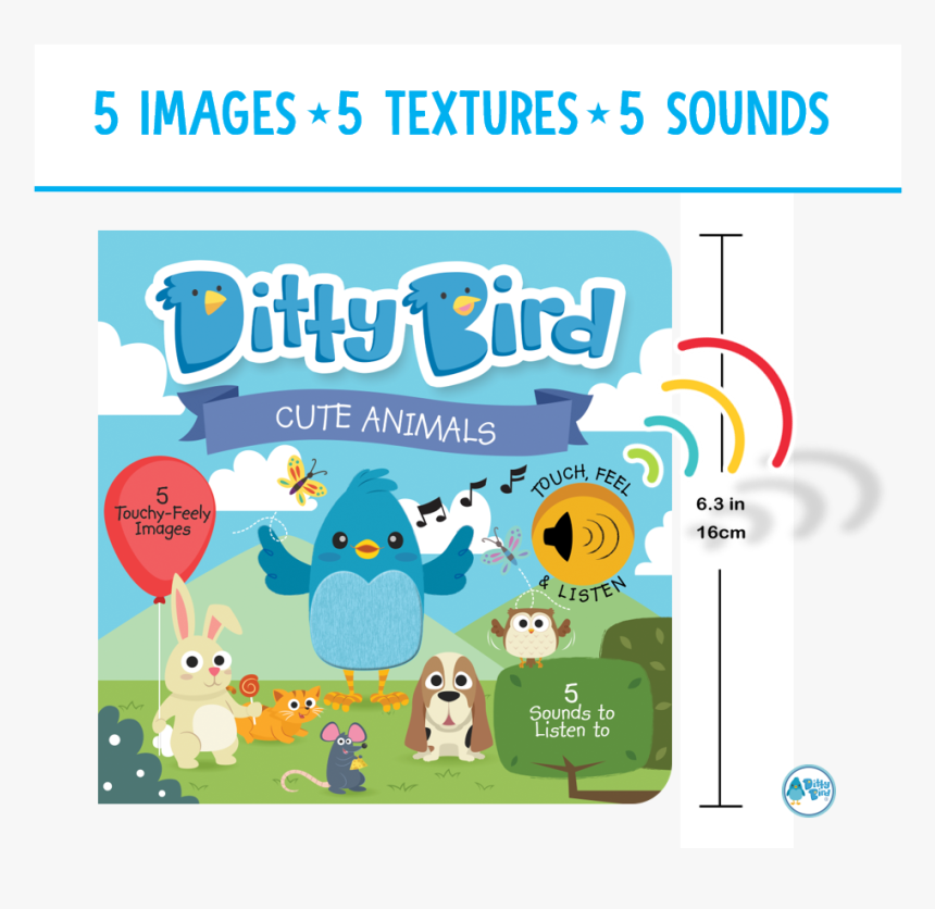 Cute Animals Touch, Feel & Listen 
 Class - Cuteness, HD Png Download