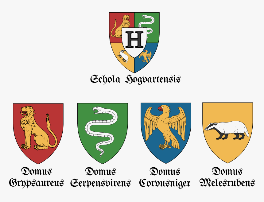 Transparent Harry Potter - Hogwarts Heraldry, HD Png Download